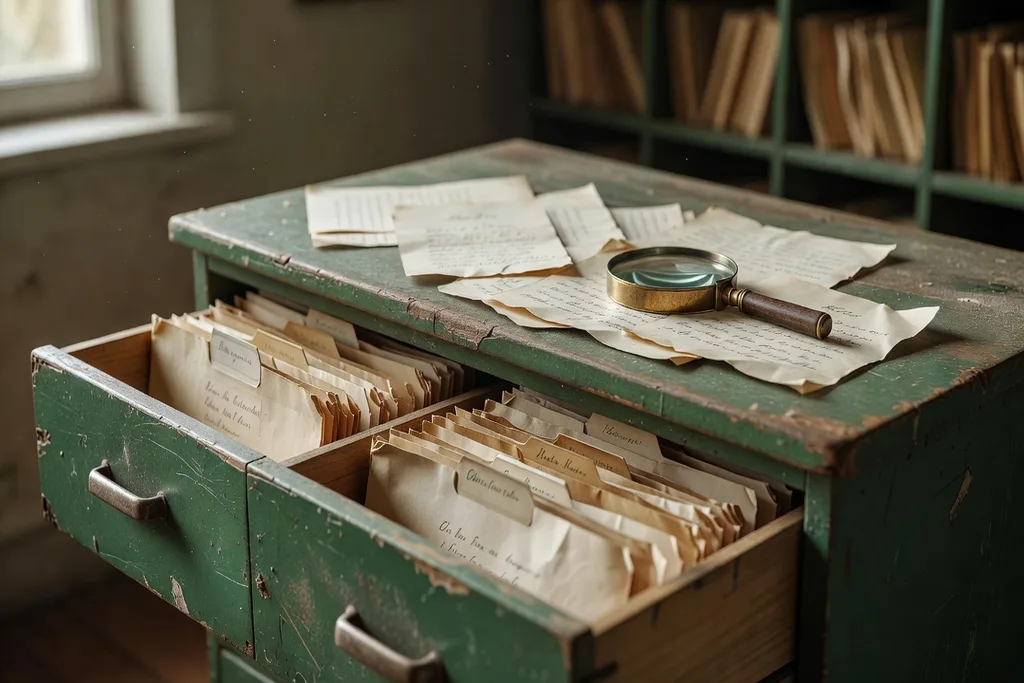 Archives associatives : dossiers et correspondances d'une association franco-russe, ambiance mémorielle