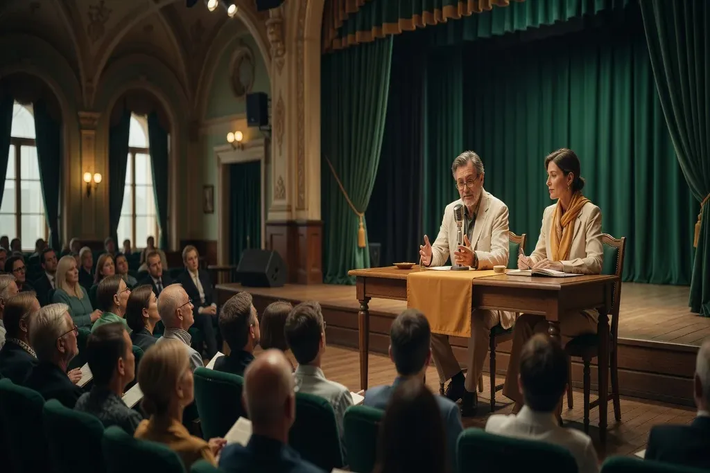 Table ronde des Journées du livre russe à Paris